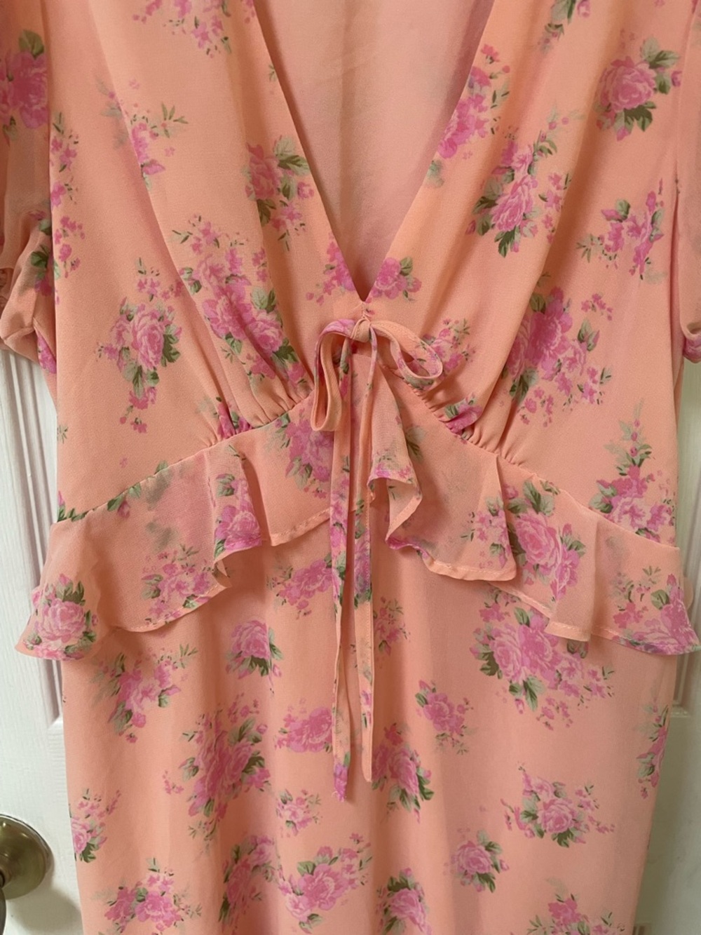 Loveshackfancy Target Dress Size 4 Roses Cottagecore Peasant Coquette - Picture 7 of 11